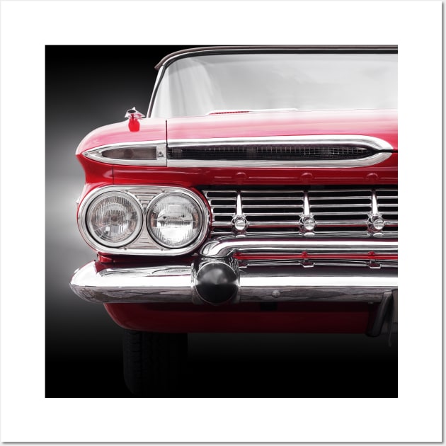 American classic car Impala 1959 Convertible Wall Art by Beate Gube